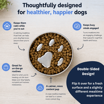 Floofii™ Stainless Steel Slow Feeder